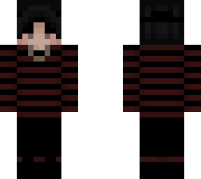 red and black eboy idk but with a chainnnn