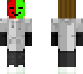 red and green mask child