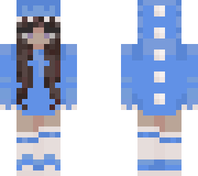blue dino girl