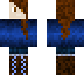 blue girl