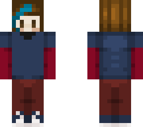 blue hair