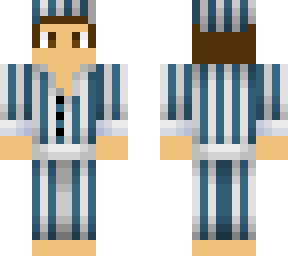 blue pajama bedwars skin