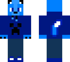 blue wolf hoodie