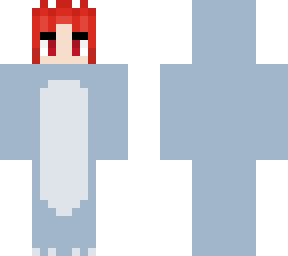 boy kirishima in shark onsie