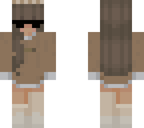 brown cottagecore + glasses (check desc)
