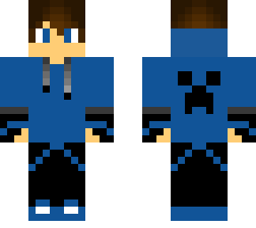 cool blue gamer boy