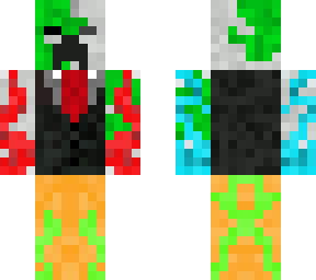 creeper/skeleton skin