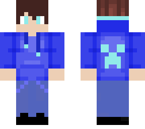 cyan and blue