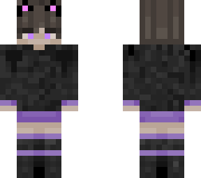 e-boy purple, cat ears