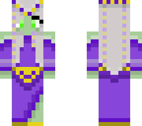 elegant ezmeralda (purple & yellow)