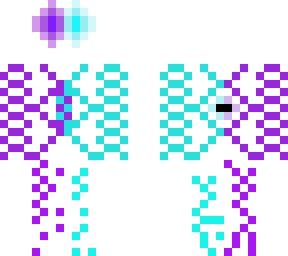 ghost teal purple glow