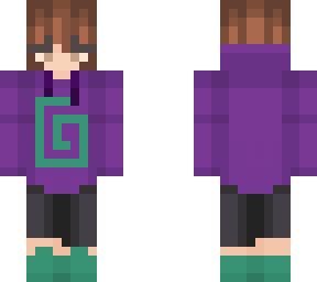 girl karljacobs (purple hoodie)