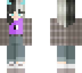 girl ranboo plad shirt