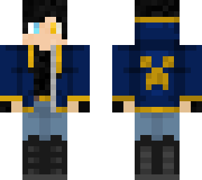 gold and blue