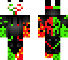 green and red hacker