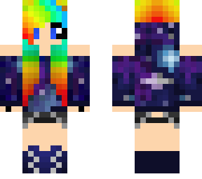 it looks like a gamer with rainbow hair