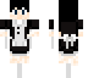 kageyama in a maid outfit