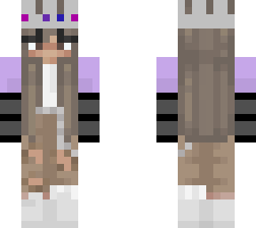 lazy girl live mc skin (do not steal give credit)