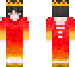 long flame dress