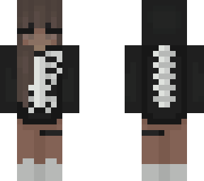 matching skin black
