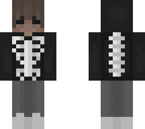 matching skin black