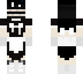 monster with a maid costume xd