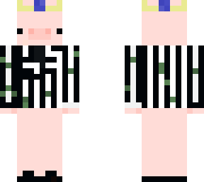 my minecraft character in a beetlejuice jacket