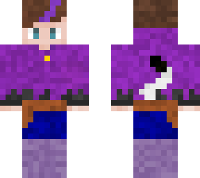 my origins mod skin but with a purple hair streak