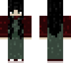 overall girl black hair