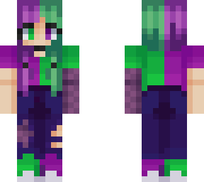 purple girl