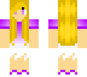 purple girl with skirt