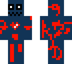purple guy covred in blood?