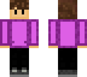 purple t shirt