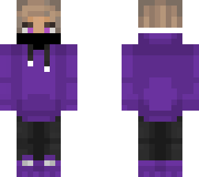 purpled with mask