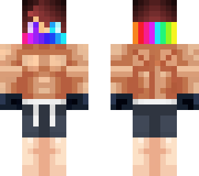 rainbow buff boy