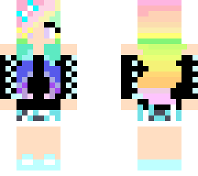 rainbow dark girl