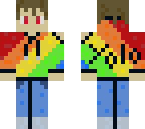 rainbow hoodie yolo