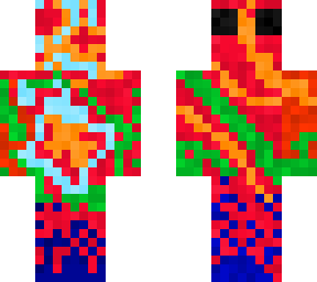 rojo y naranja