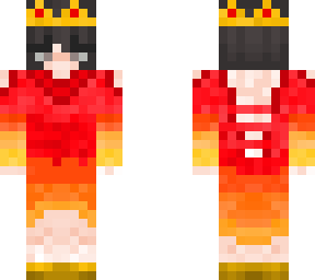 short flame dress
