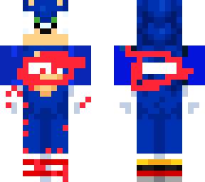sonic with bone throo him