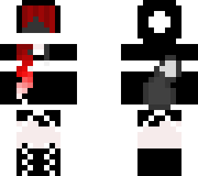 the girl who's afraid to show her face (werewolf tail added)