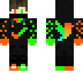 twitter green & orange