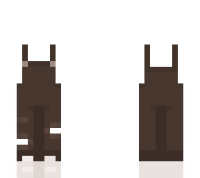 white dummy with overalls