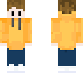 yellow hoodie