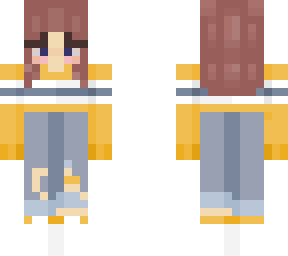 yellow sweater
