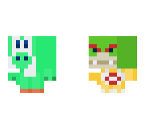 yoshi and bowser jr