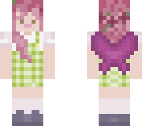 (edited skin) pink hair fairy girl