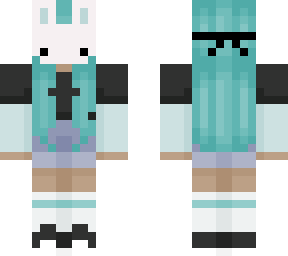 ~teal bunny mask~
