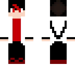 a boy with red hair dye