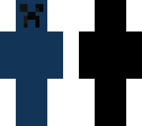 black and cyan creeper